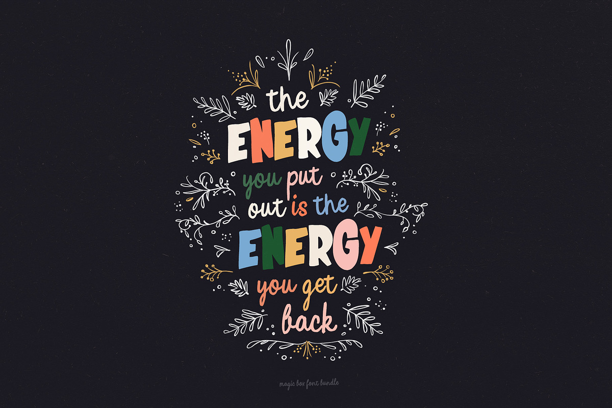 Magic Box - Handcrafted Fonts Bundle, a Serif Font by Ivan Rosenberg (Photo 4 of 17)
