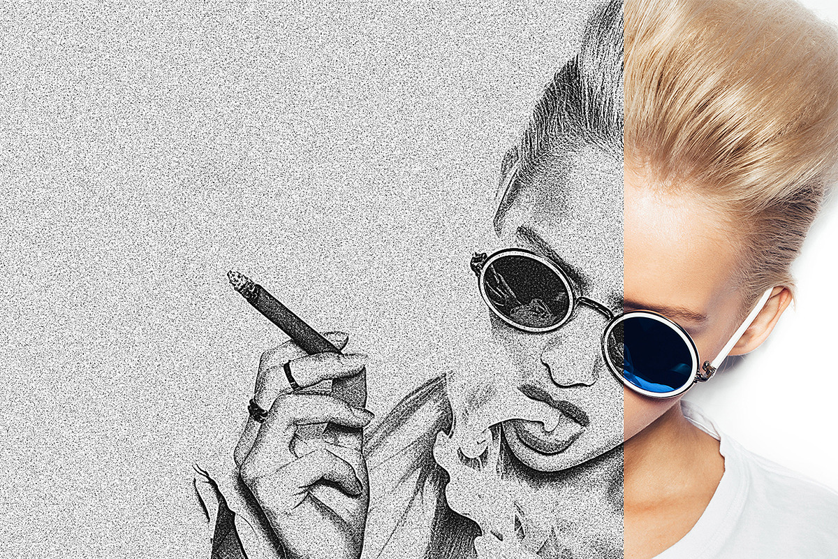 Portrait Sketch Photoshop Action, an Action Add-On by Studio Retouch (Photo 10 of 12)