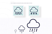 Weather | 32 Icons Set, an Outline Icon by Marina Silence (Thumbnail 9 of 17)