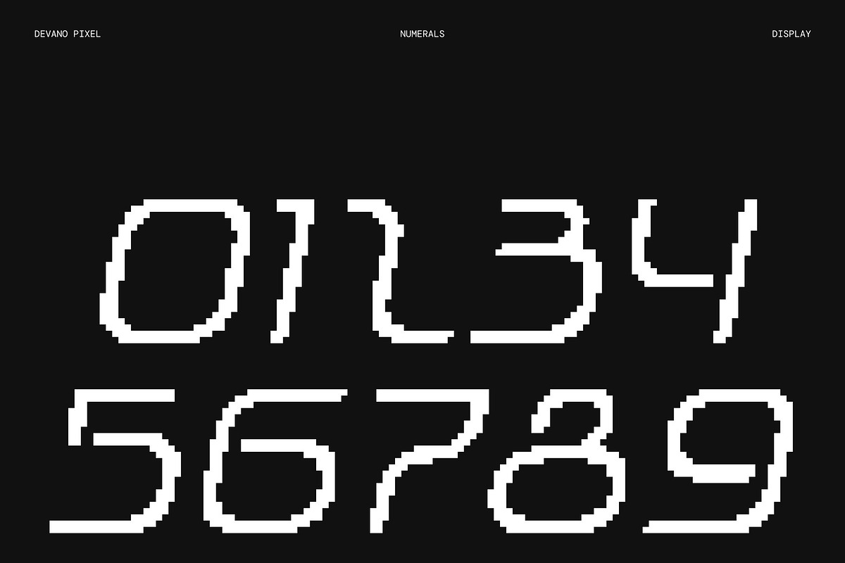 Devano Pixel, a Sans Serif Font by Craft Supply Co.