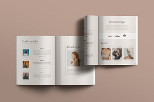 PERKY Media Kit Canva Template