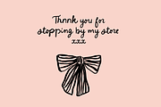 Black Coquette Swan and Bow Bundle, an Object Illustration by bron.alexander (Thumbnail 8 of 8)