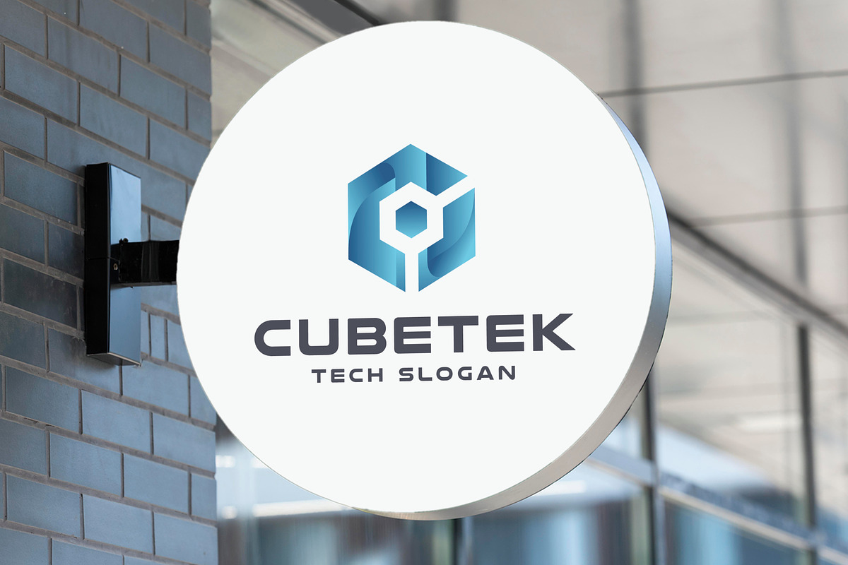 Hexagonal Digital Innovation Logo, a Branding & Logo Template by Design_Planet (Photo 3 of 3)