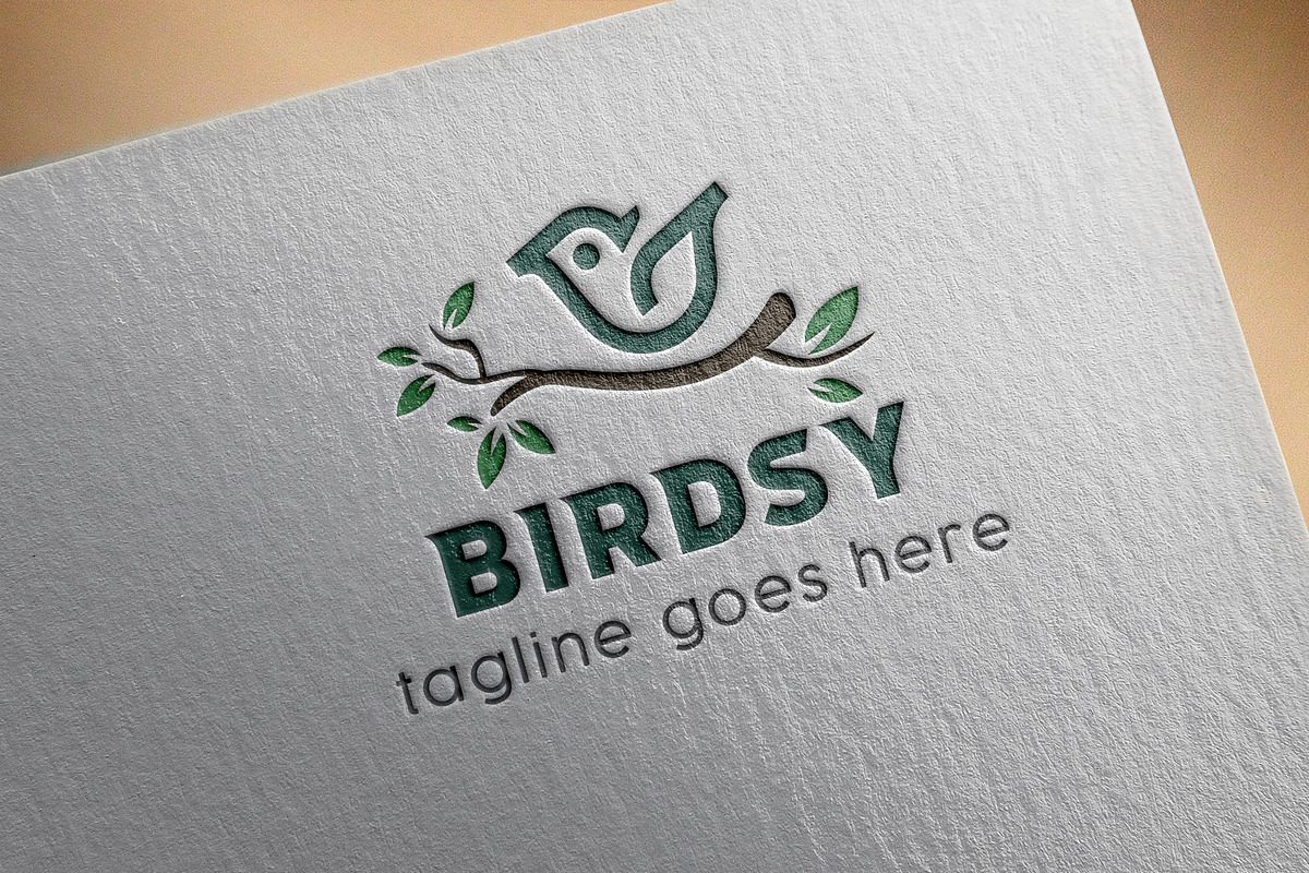 Bird Nest Vector Logo, a Branding & Logo Template by GladicMonster (Photo 1 of 15)