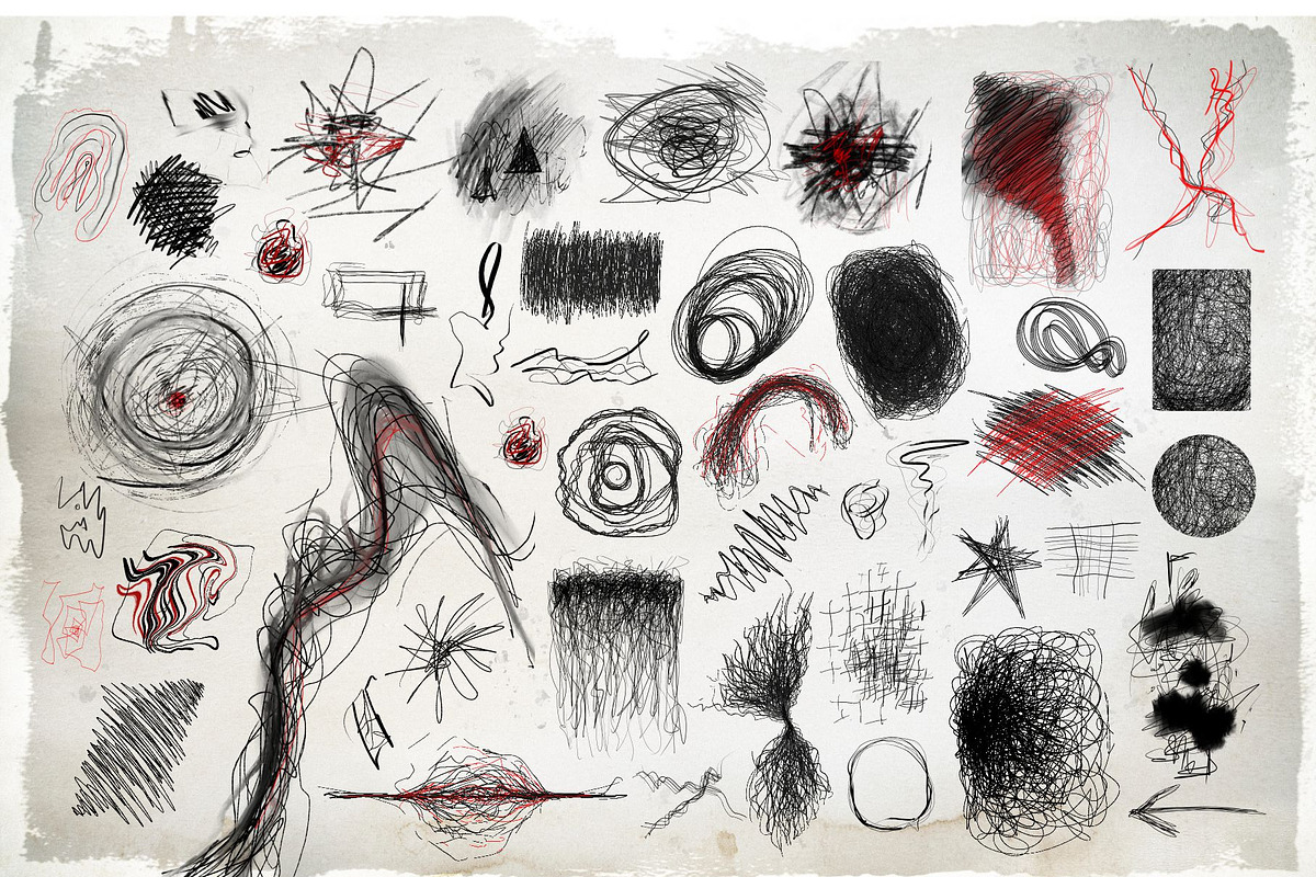 Drawing art: strokes, scribble, line, an Object Graphic by YuHusar (Photo 6 of 16)