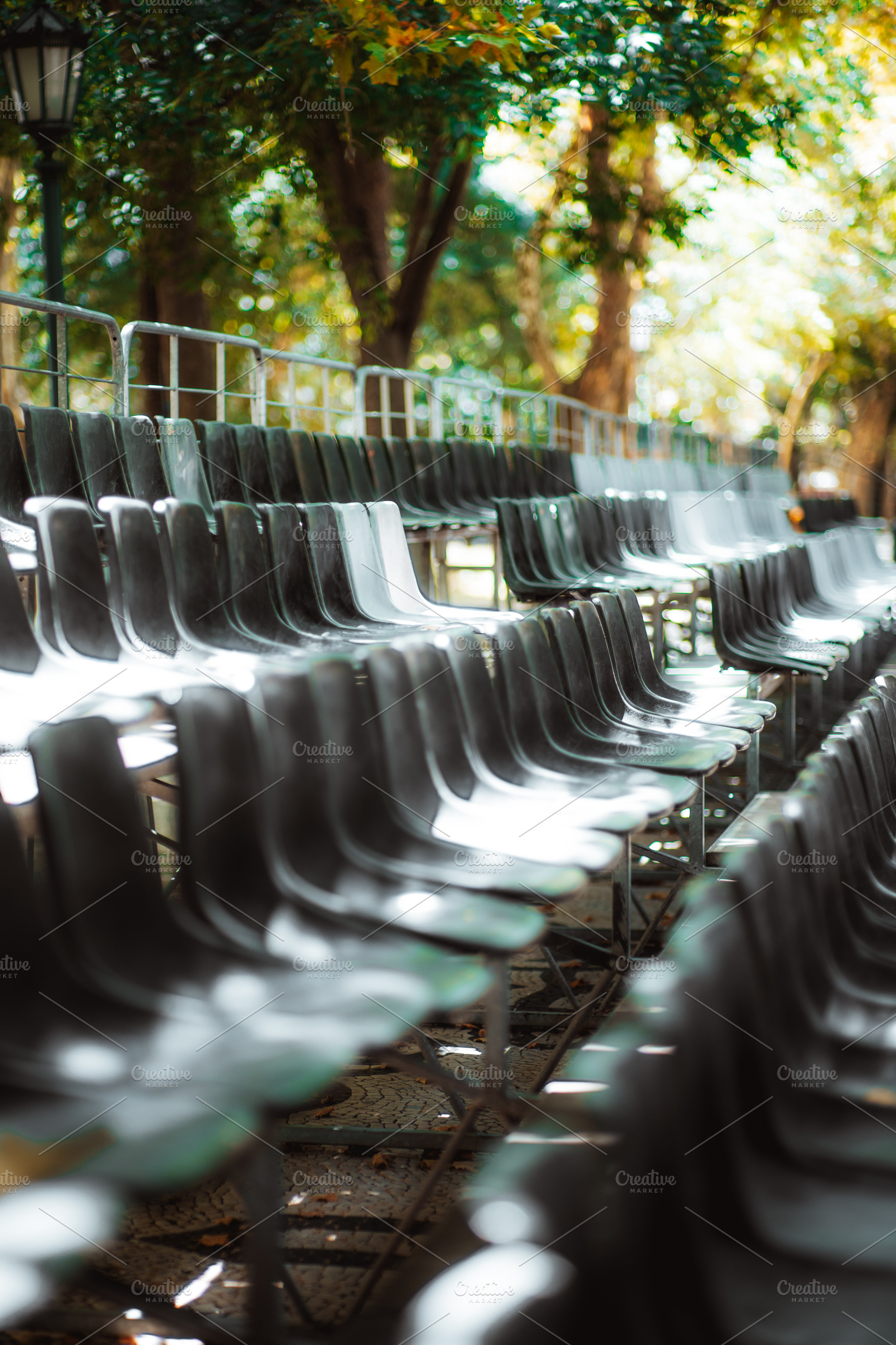 Empty Outdoor Seats, a Holiday Photo by SkyNext