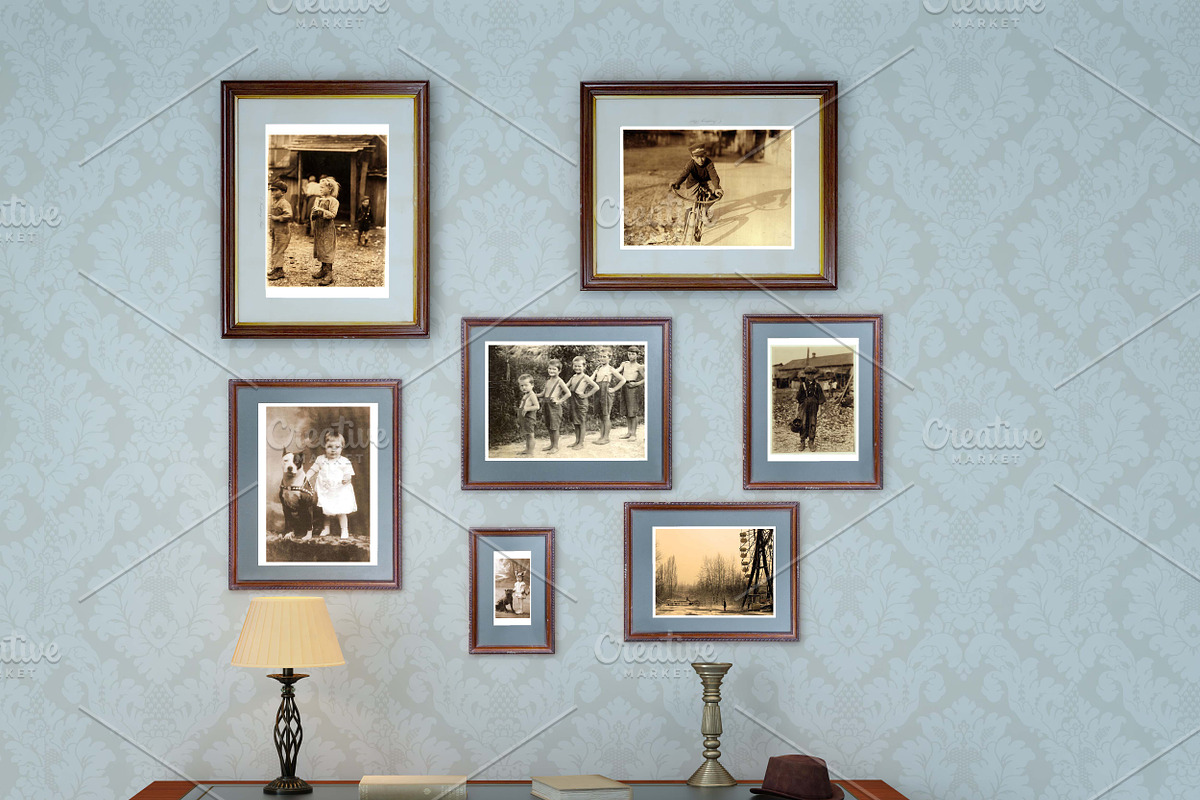 Old Frames Mockup, a Product Mockup by desgiant (Photo 2 of 4)