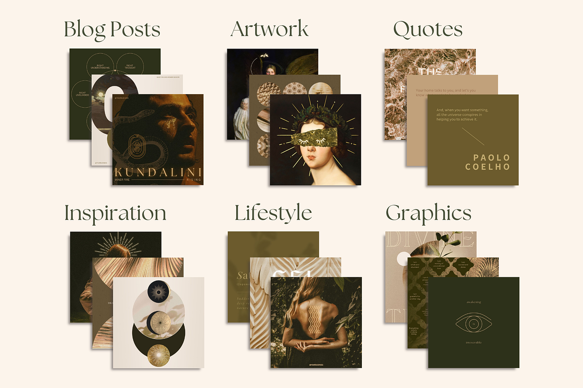 Spiritual Coach Social Media Bundle, a Social Media Template by The Flossy Finch (Photo 14 of 19)