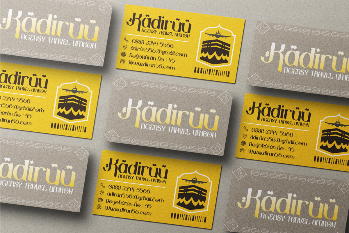 Kallhad - Arabic Style Font, a Sans Serif Font by MaikoHatta (Photo 5 of 9)