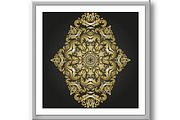 Damask Vector Oriental Pattern, a Decorative Illustration by FineArtStudio (Thumbnail 2 of 3)