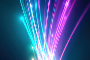 Vibrant neon abstract background, a Wallpaper Photo by AlyaAnd
