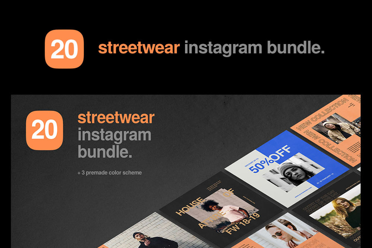 Instagram Bundle - Streetwear, a Social Media Template by muhisya (Photo 10 of 10)