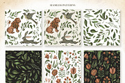 Watercolor vintage garden set, an Object Graphic by OrangePeafowlArt (Thumbnail 13 of 18)