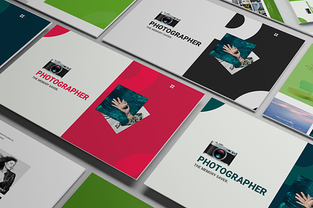 Photographer Website PSD template