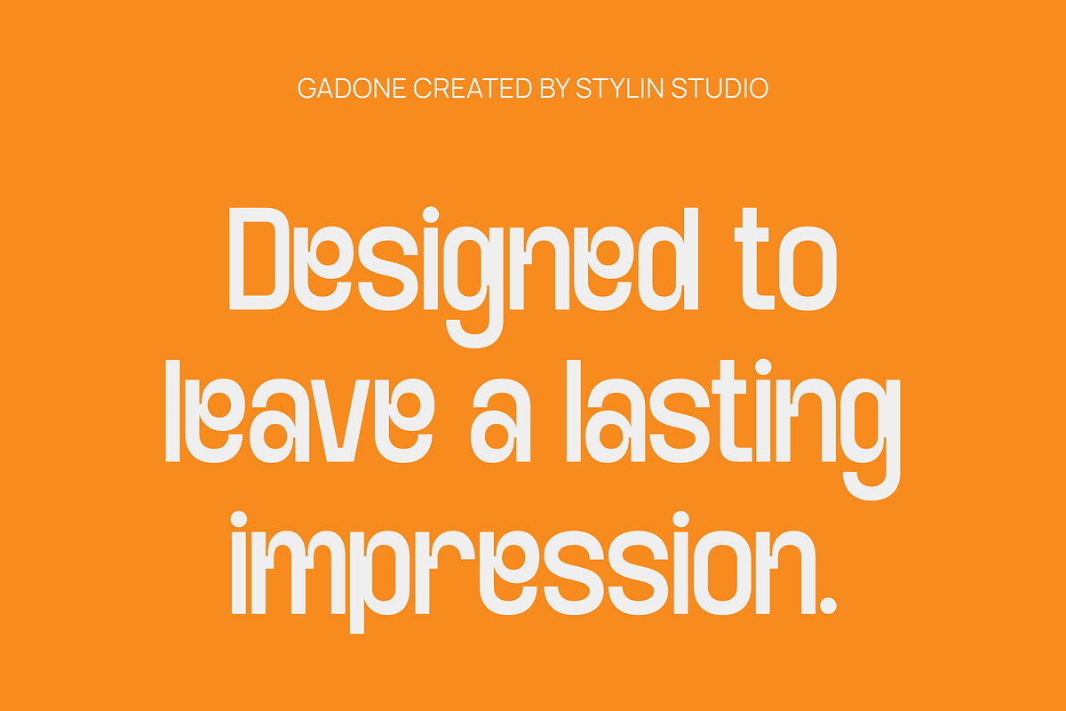 Food Packaging – Gadone Font, a Sans Serif Font by Stylin Studio (Photo 9 of 9)