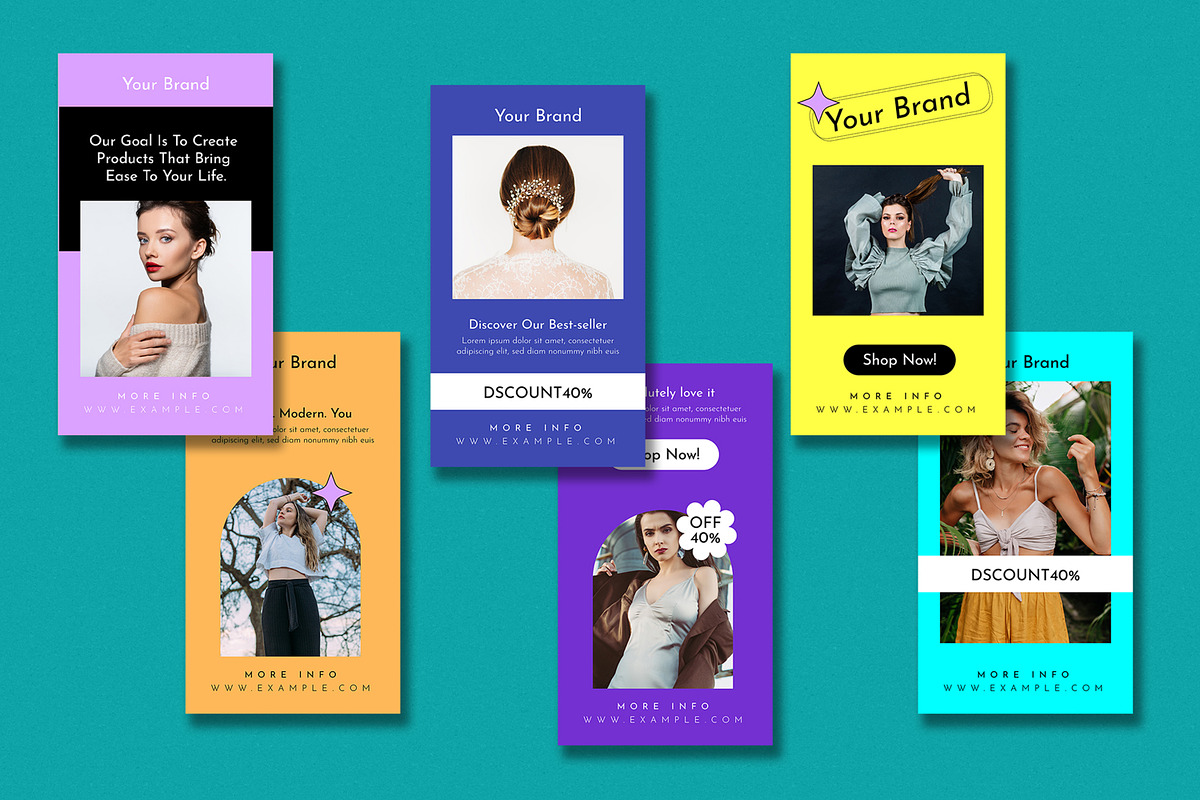 Minimal Social Media Story, an UI Kit Template by ContestDesign (Photo 2 of 4)