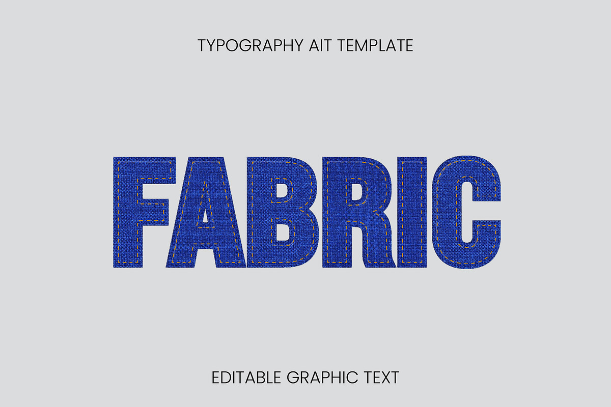 Jean Denim Bold Text Effect