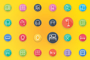 Home Appliances and Furniture Icons, an Outline Icon by FlatLineIcons (Thumbnail 6 of 7)