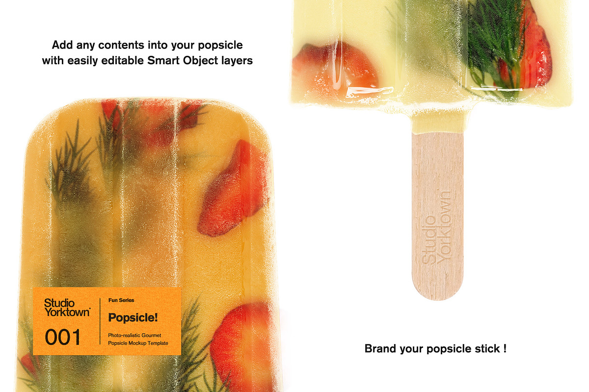 Popsicle! Ice Pop Mockup Template, a Product Mockup by Studio Yorktown (Photo 2 of 7)