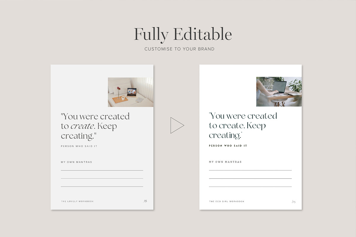 Editable Workbook Template for Canva, a Magazine Template by Tabitha Emma (Photo 9 of 10)