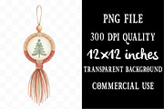 Cute Boho Christmas, an Illustration by Designking (Thumbnail 4 of 5)
