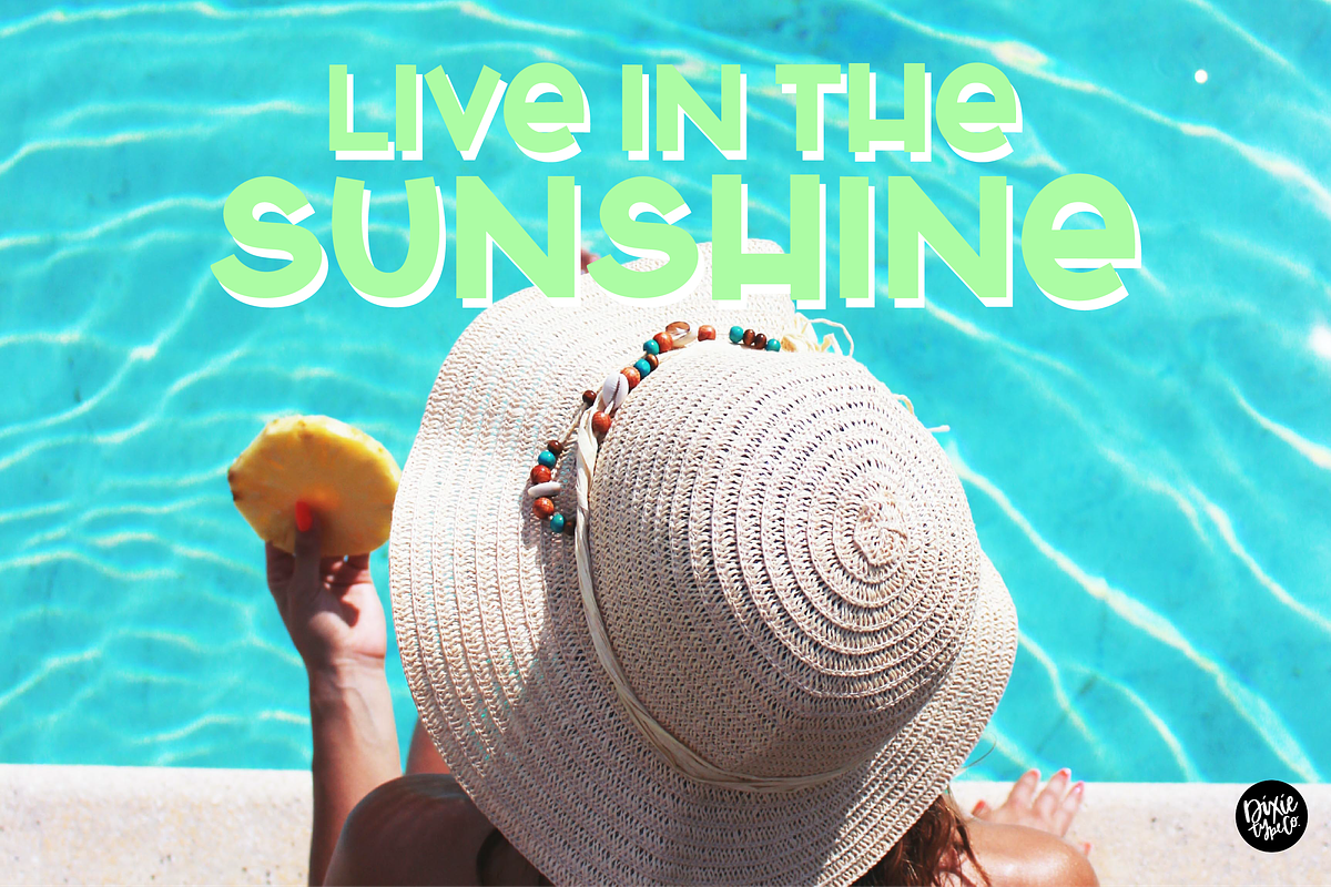 POOLSIDE a Bold Display Font preview 5