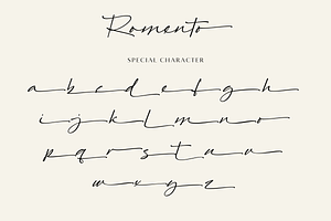 Romento Modern Signature