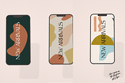 Modern Organic Shapes, a Texture Illustration by Drawn By Arianna (Thumbnail 4 of 4)