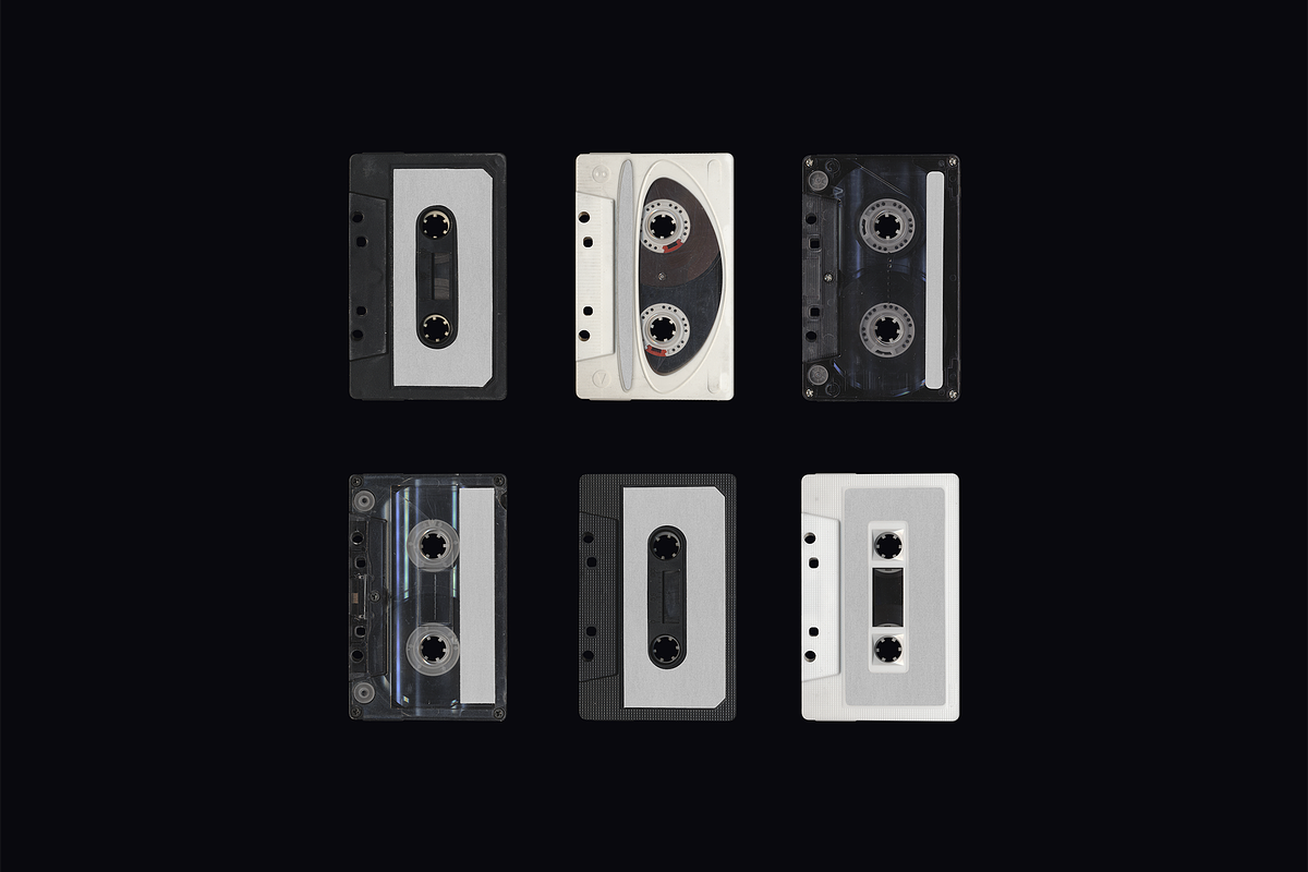 Audio Cassette Mockup Pack, a Packaging Mockup by BORT GRAPHIC (Photo 8 of 8)