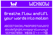 Air Attraction font, a Font by weknow (Thumbnail 4 of 8)