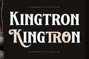 Kingtron Modern Serif Display, a Serif Font by Letterena Studios (Thumbnail 6 of 15)