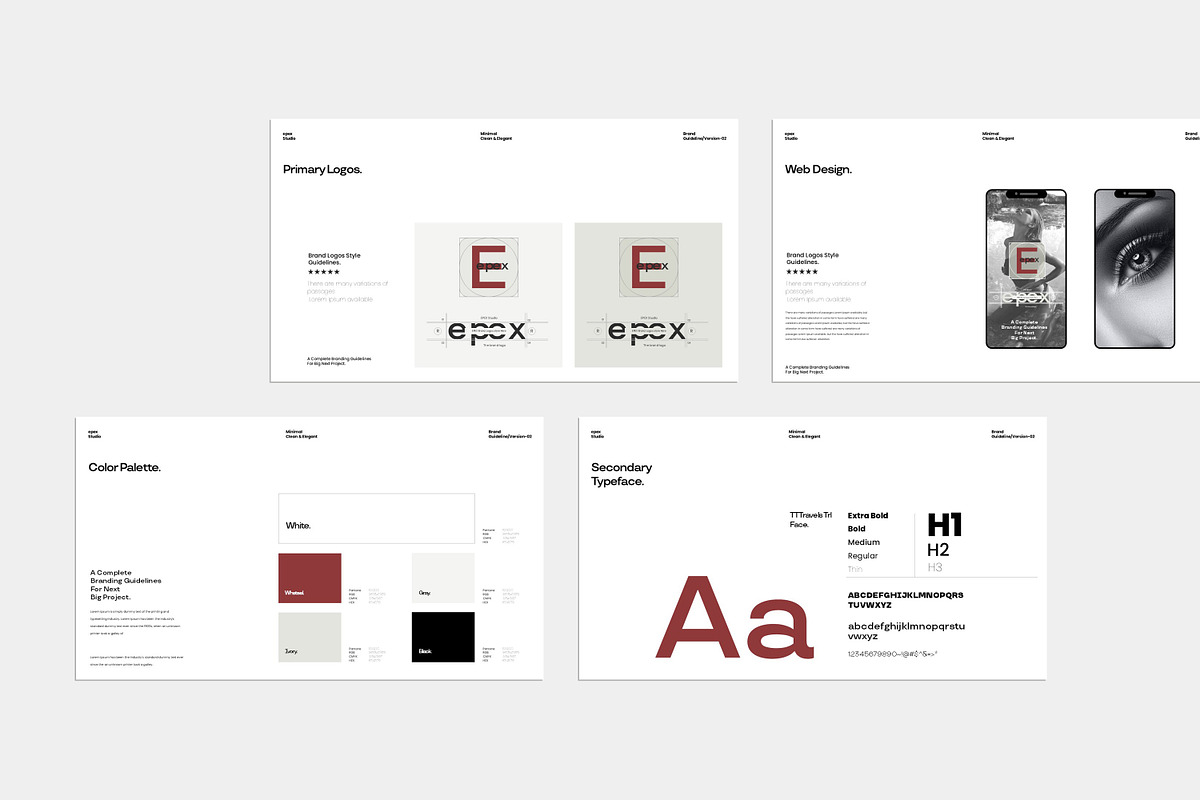 EPEX | Brand Guidelines Template, a Presentation Template by Slide-Agency (Photo 2 of 11)