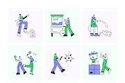 People & Places Illustration Bundle, a Person Illustration by Creative Stall (Thumbnail 15 of 22)