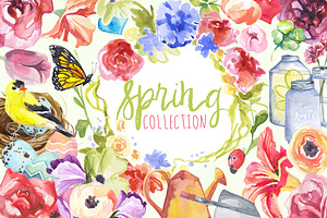 Watercolor Spring Collection