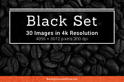 Black Textures Set, a Texture Graphic by Backgrounds Store (Thumbnail 1 of 4)