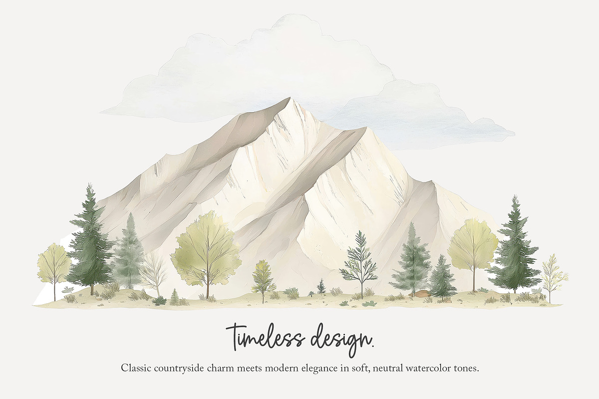 85 the Alps clip art, an Animal Illustration by Poppy Lane Studio (Photo 3 of 10)