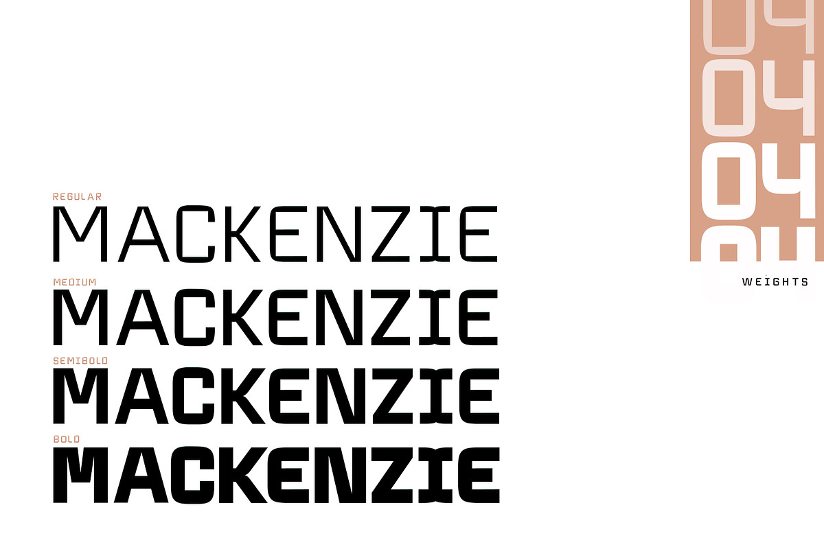 Mackenzie Typeface, a Sans Serif Font by Foxtype (Photo 4 of 5)