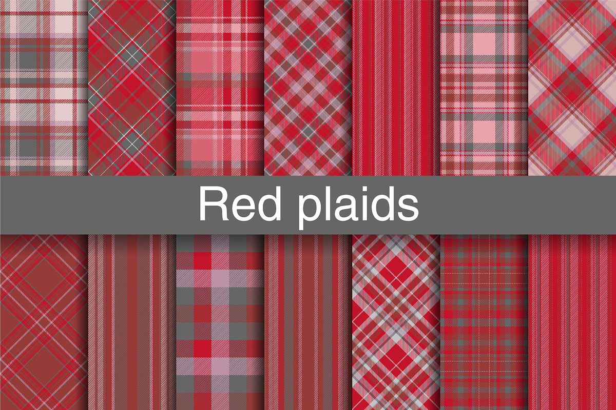 #47 Red Fashion Patterns, a Pattern Graphic by Plaid4You (Photo 1 of 9)