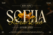 Sofila - Elegant Serif Typeface, a Serif Font by MaikoHatta (Thumbnail 1 of 8)