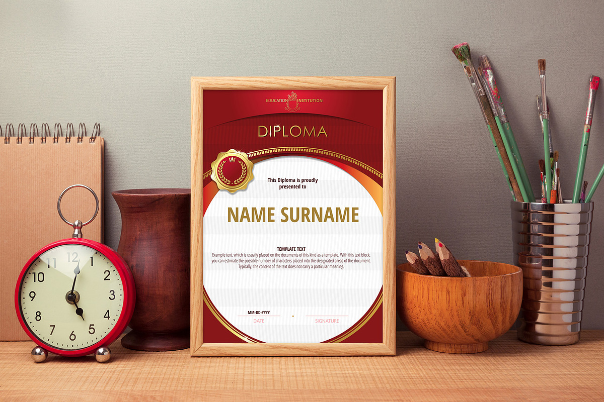 Appreciation Certificate Templates, a Stationery Template by inshader (Photo 13 of 17)