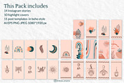 Boho Social Media Stories Layout, a Social Media Template by Tatyana_Zenartist (Thumbnail 2 of 7)