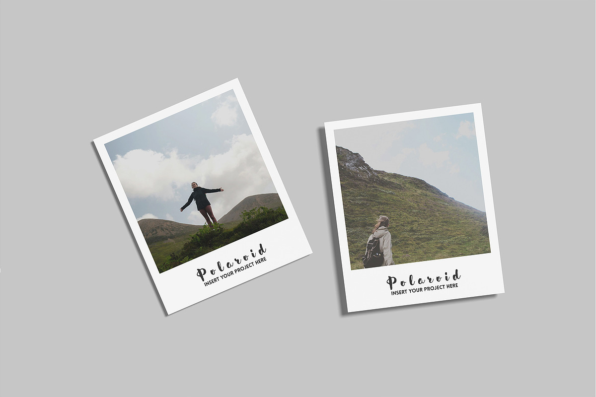 Realistic Polaroid Photos Mockup, a Product Mockup by lamorastudio (Photo 4 of 11)