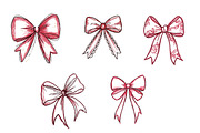 Coquette Valentine Ribbon Bow, an Illustration by CreationArt (Thumbnail 7 of 7)