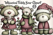 Whimsical Christmas Teddy Bear PNG, an Illustration by Dream Creation (Thumbnail 1 of 7)