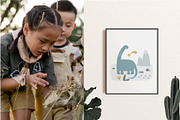 Jurassic Stories dinosaur clipart, an Illustration by Leysan Shayak (Thumbnail 5 of 8)
