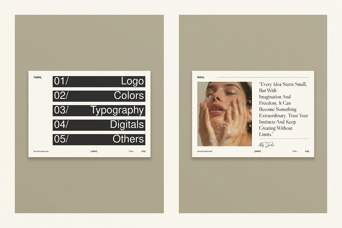 Brand Guidelines Design Template, a Brochure Template by Studio Monova (Photo 5 of 19)