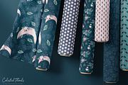 Celestial Florals Pattern & Clipart, an Illustration by Cozy pattern shop (Thumbnail 2 of 10)