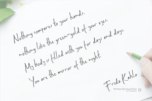 Written By Hand - Handwritten Font