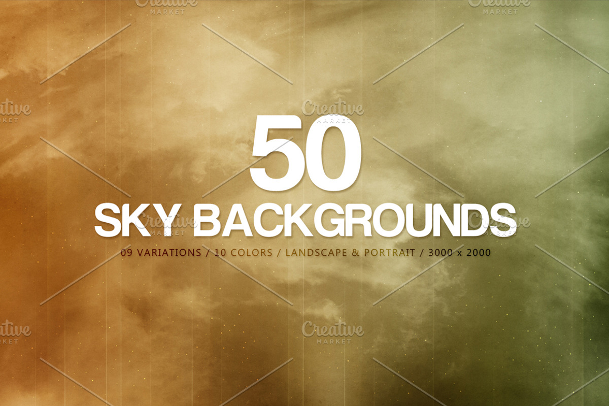 50 Sky Backgrounds, a Texture Graphic by Orange Fox (Photo 1 of 5)