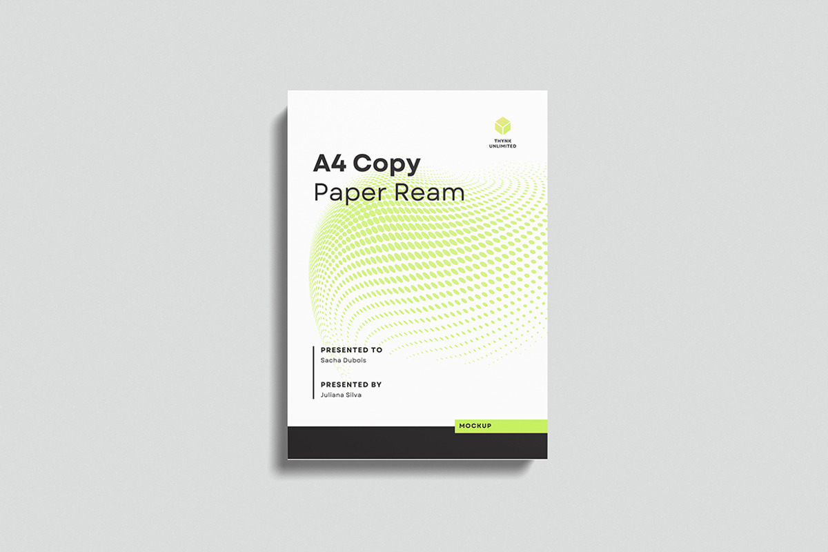 A4 Copy Paper Ream Mockup, a Books & Magazine Mockup by Twins_studio926 (Photo 3 of 5)